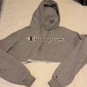 Champion cropped hoodie